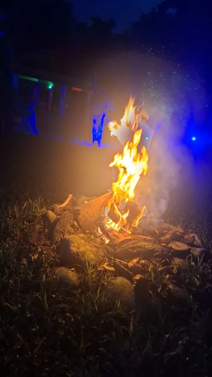 Registro da medicina sagrada Ayahuasca no espaço Jardim das Vertentes