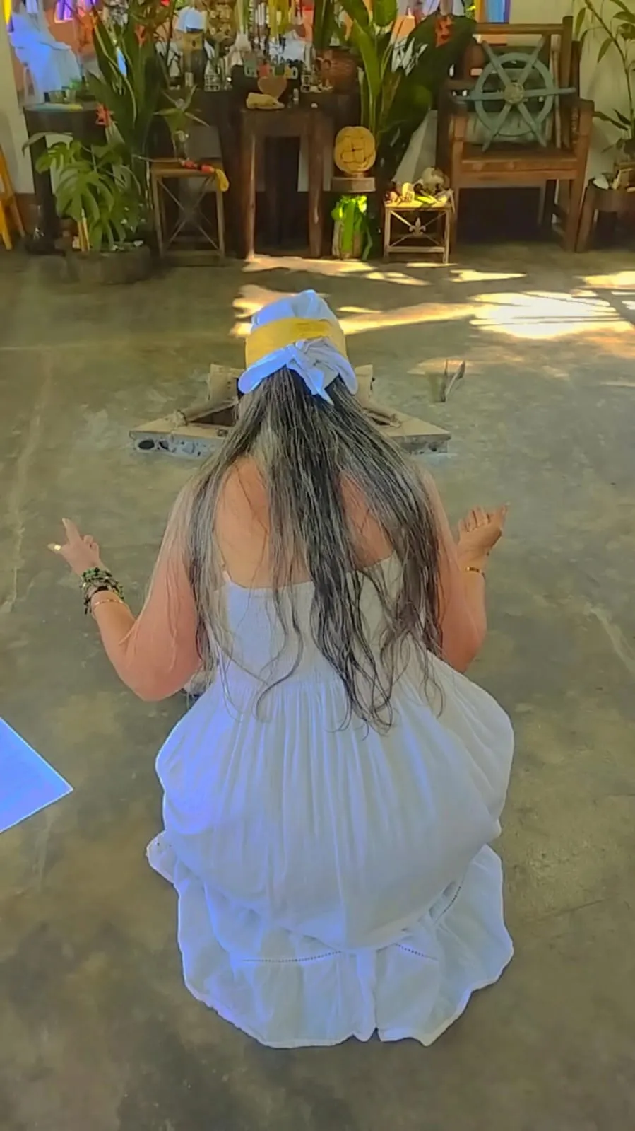 Sessão de terapia integrativa Magia Divina no Jardim das Vertentes