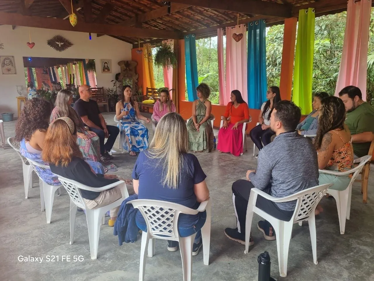 Sessão de terapia integrativa ThetaHealing® no Jardim das Vertentes